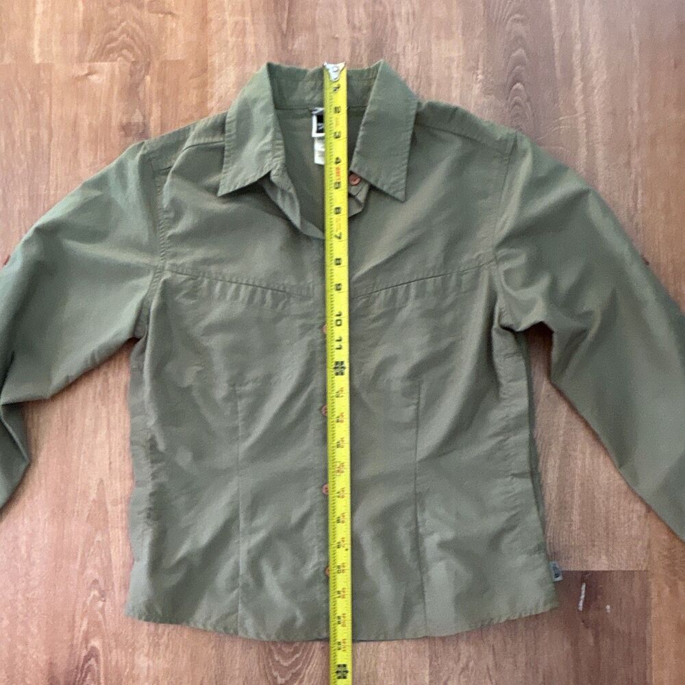 The North Face Women’s Green Breathable Button-Up Shirt Long Sleeve XS/TP - Picture 11 of 16